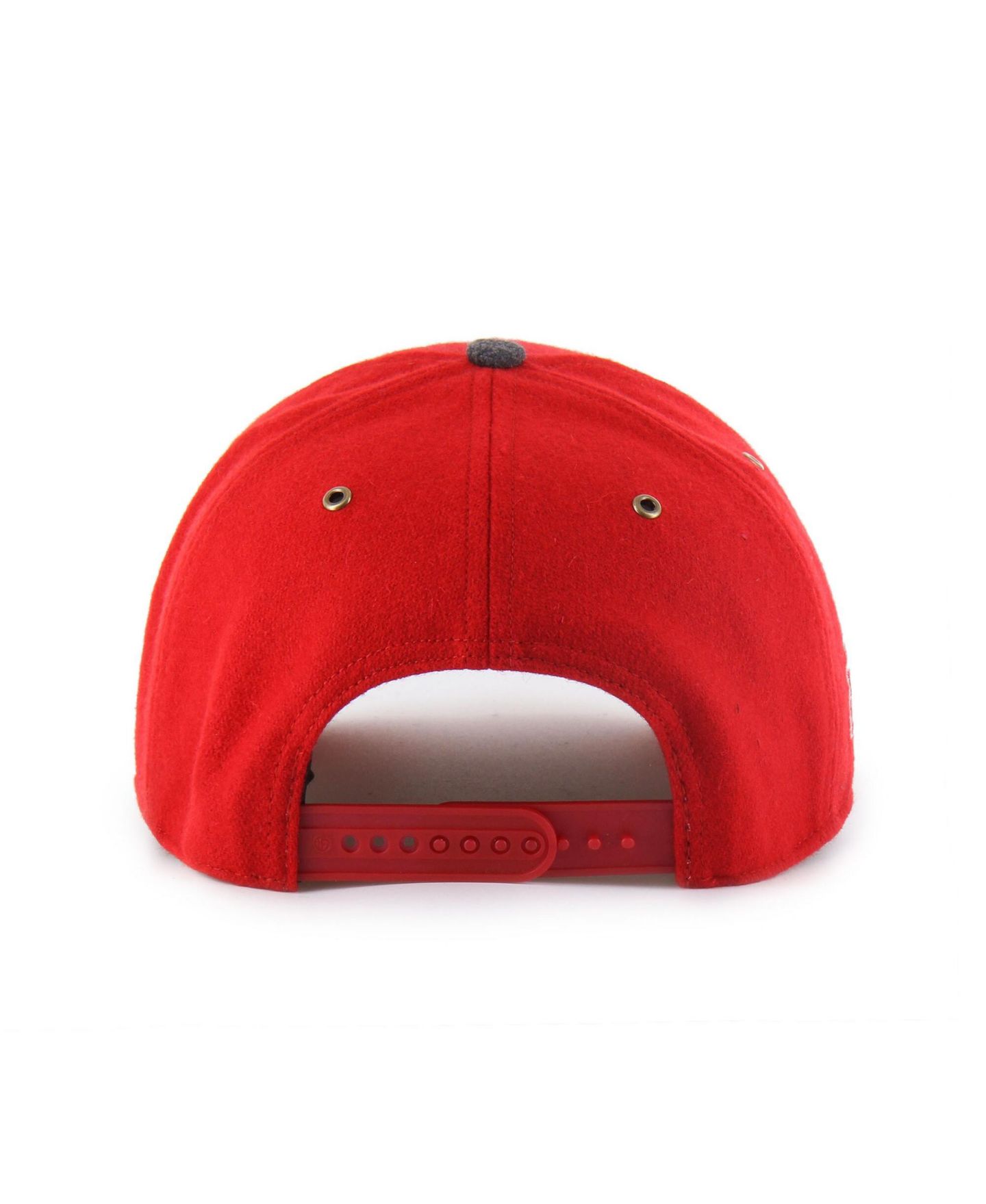 Кепка '47 Brand Red Wisconsin Badgers Windowpane Plaid Collection Hitch Adjustable Hat — фото 3