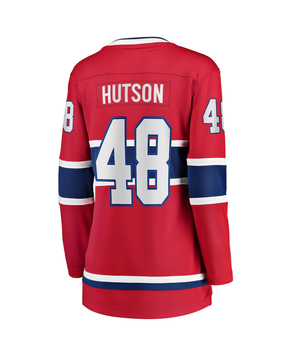 Fanatics Women's Lane Hutson Red Montreal Canadiens Home Breakaway Player Jersey