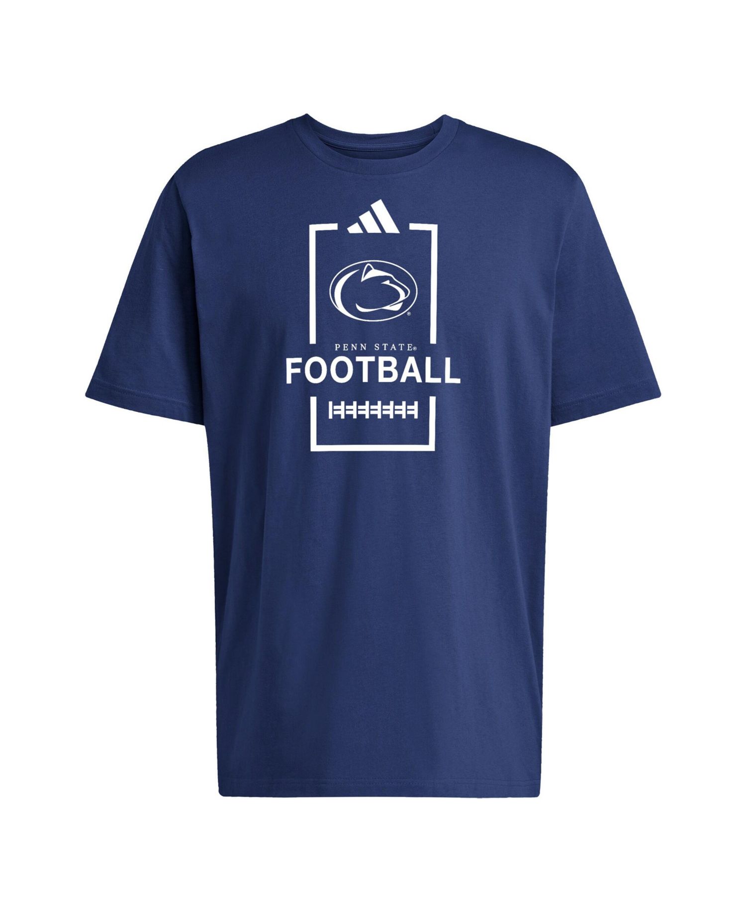 Men's Navy Penn State Nittany Lions Football Cotton T-Shirt