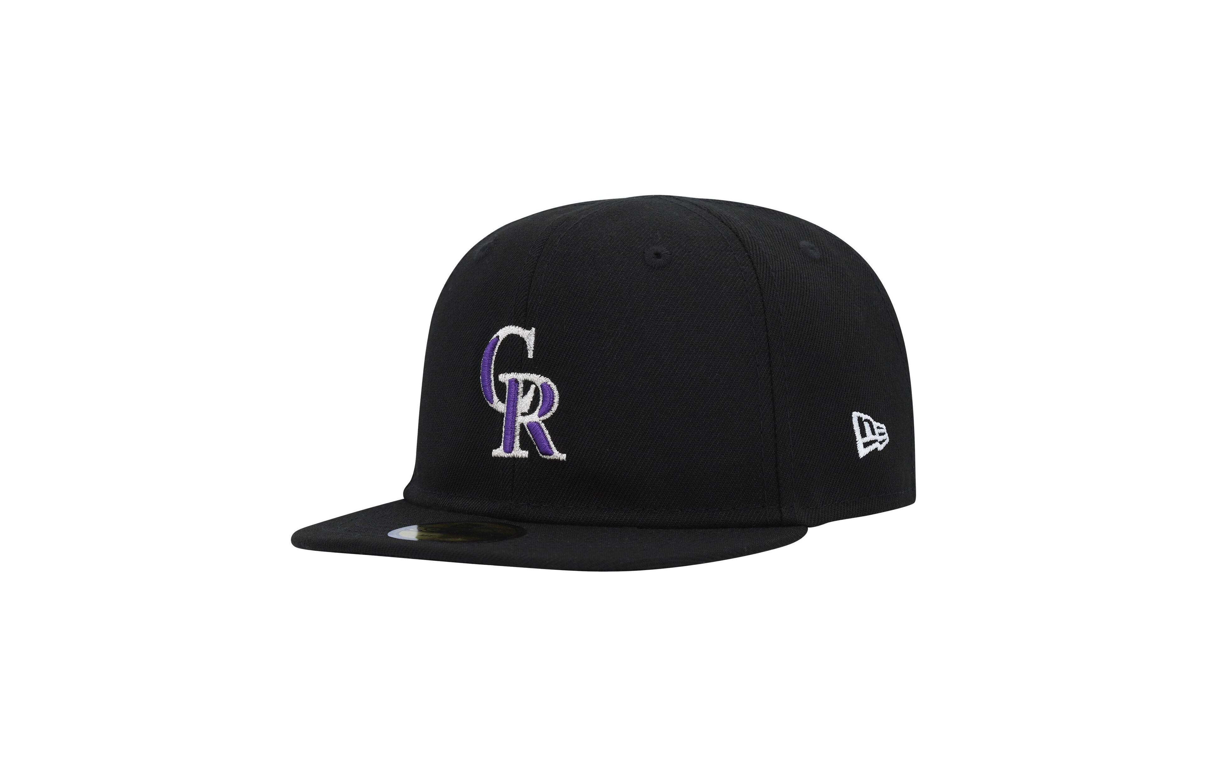 New Era Baby Boys and Girls Black Colorado Rockies My First 59FIFTY Fitted Hat