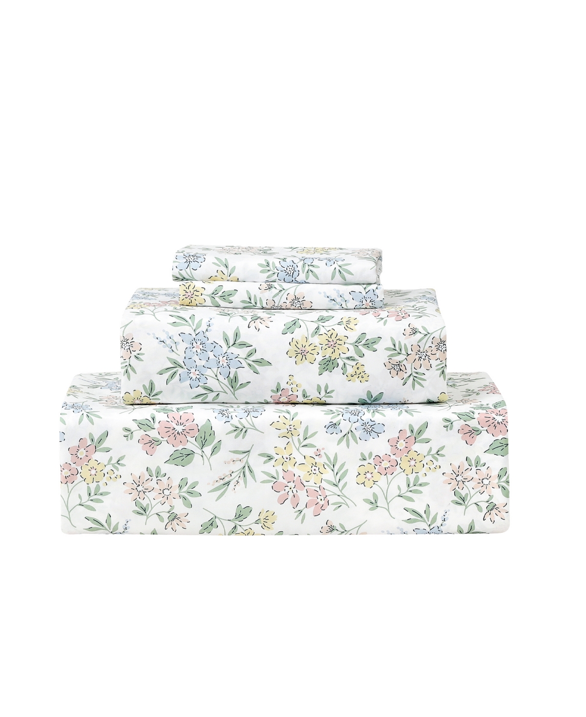 Fairfield Square Collection Microfiber Extra Deep 6-pc. Sheet Set, Queen In June Floral