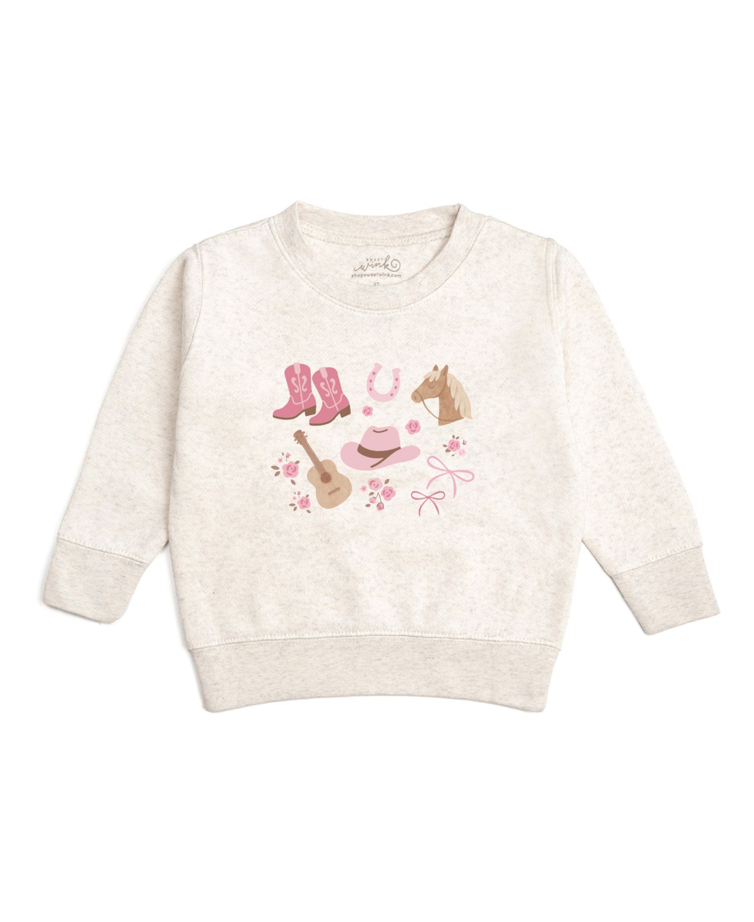 Big Girls (10-12) Western Girlie Sweatshirt
