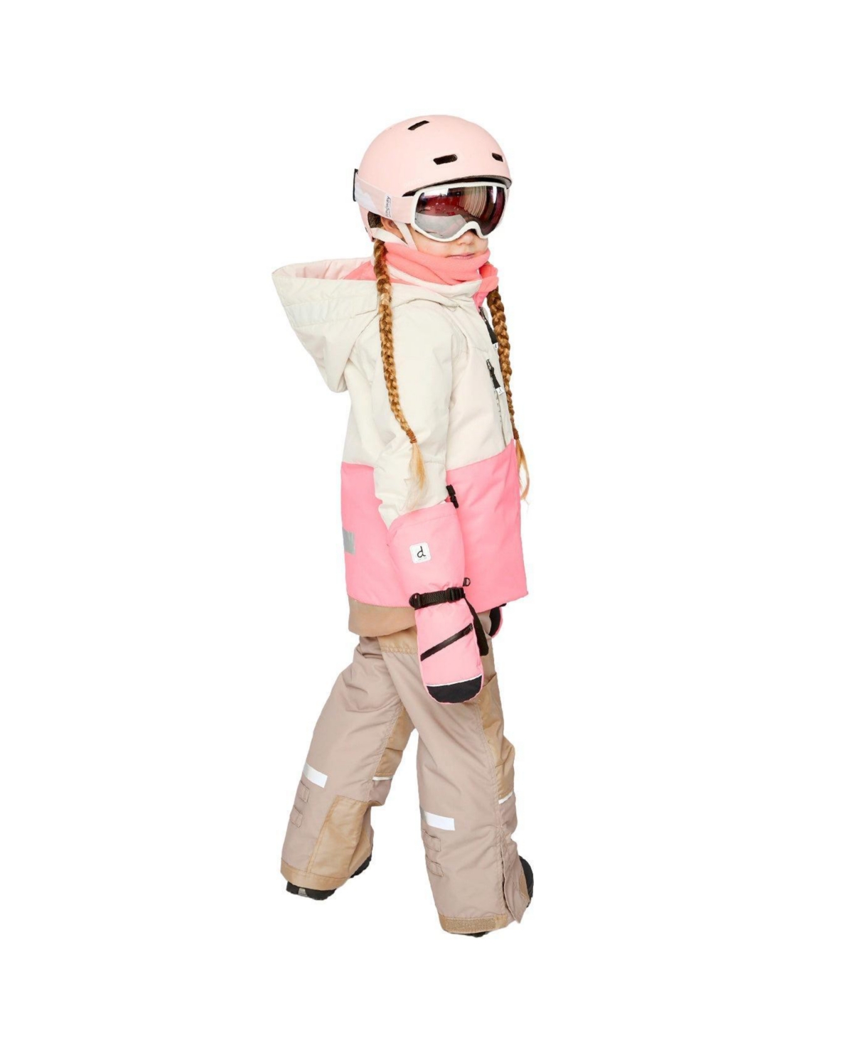 Deux par Deux Toddler Girls(4T-5T) Two Piece Teknik Snowsuit