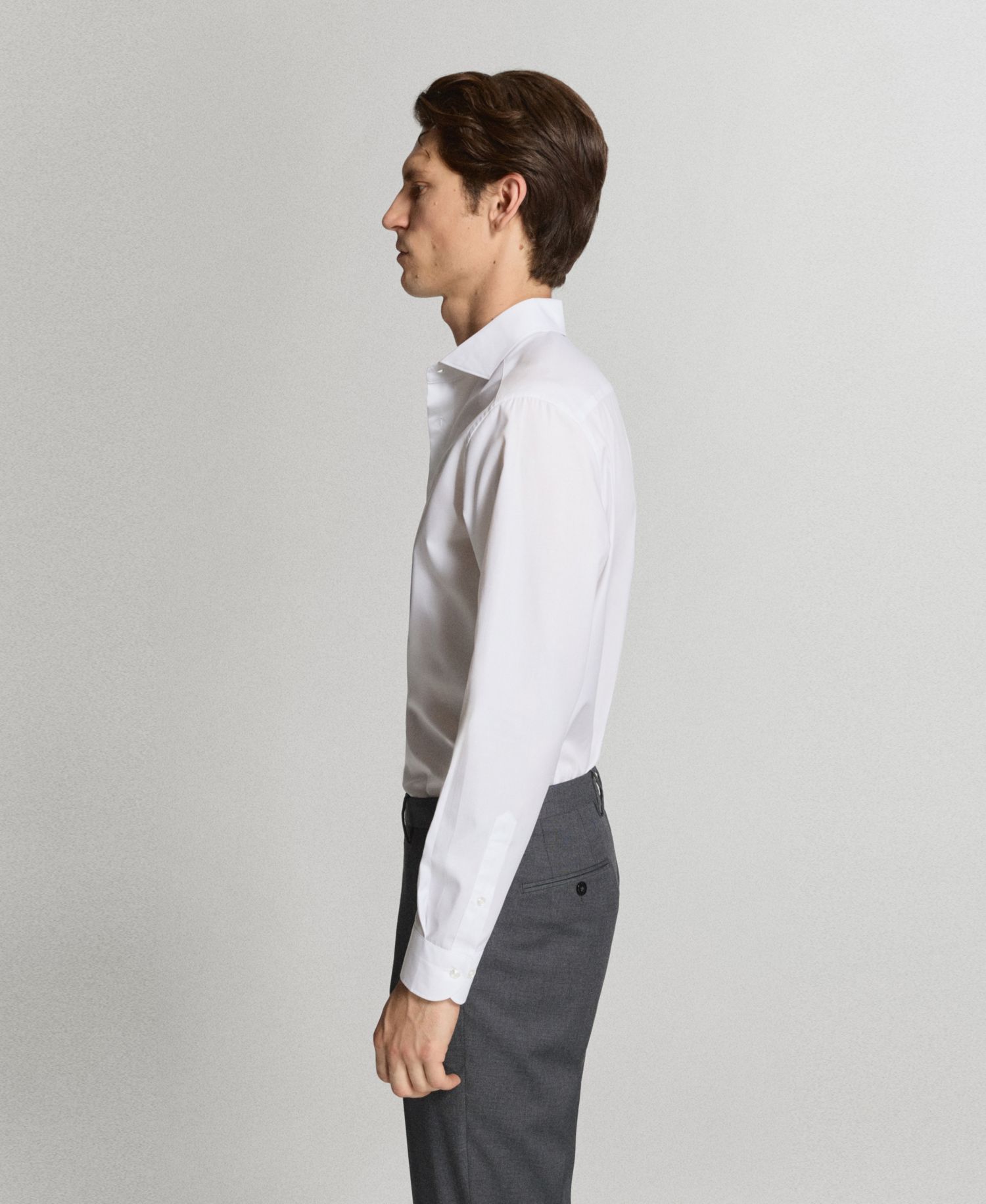 Men's Regular-Fit Cotton Dress Shirt