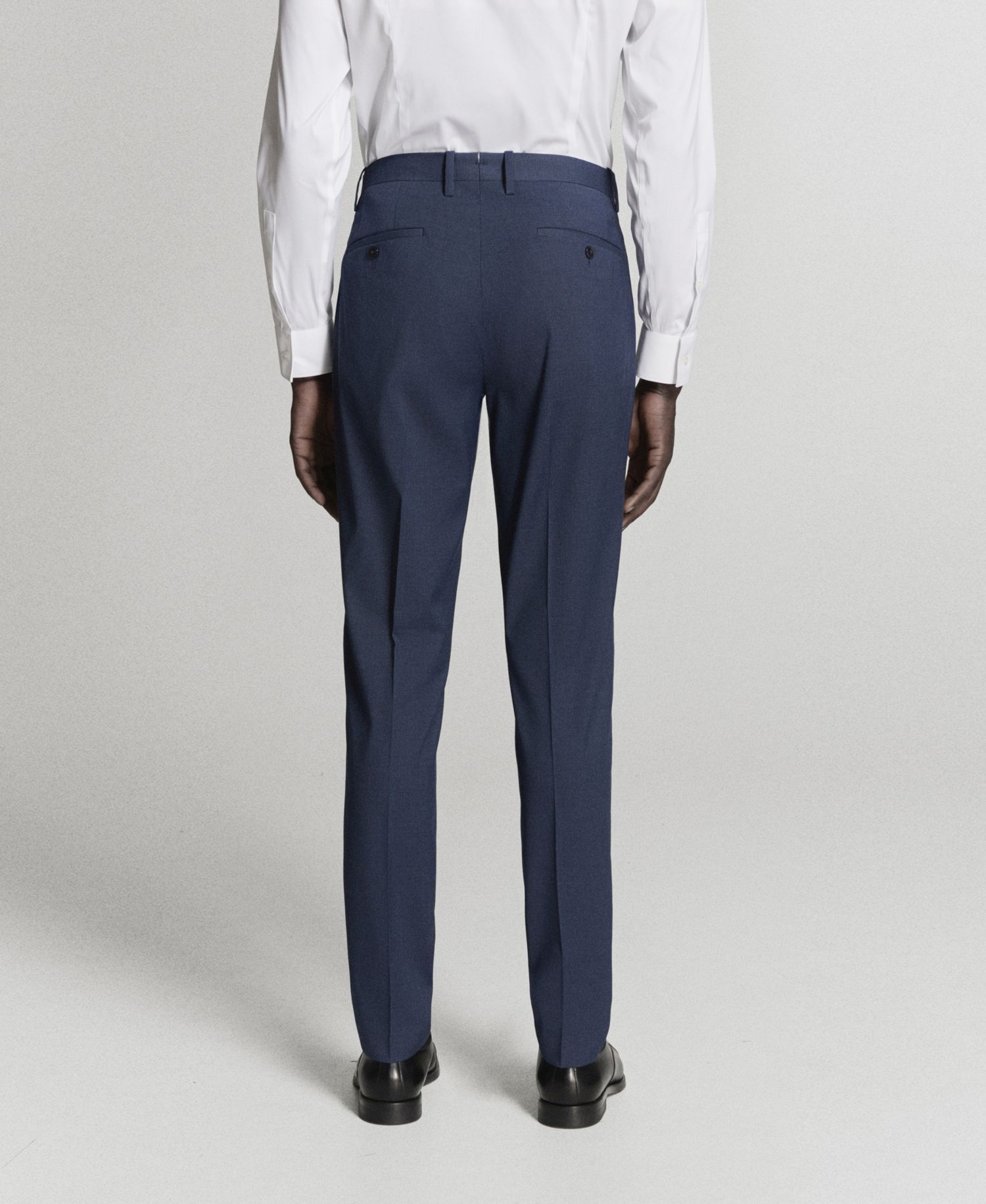 Men's Stretch Fabric Super Slim-Fit Suit Pants