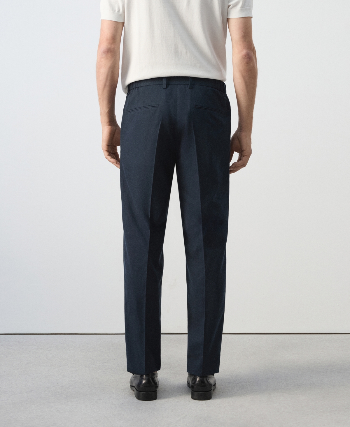 Mango Men's Slim-Fit Linen-Lyocell-Blend Pants
