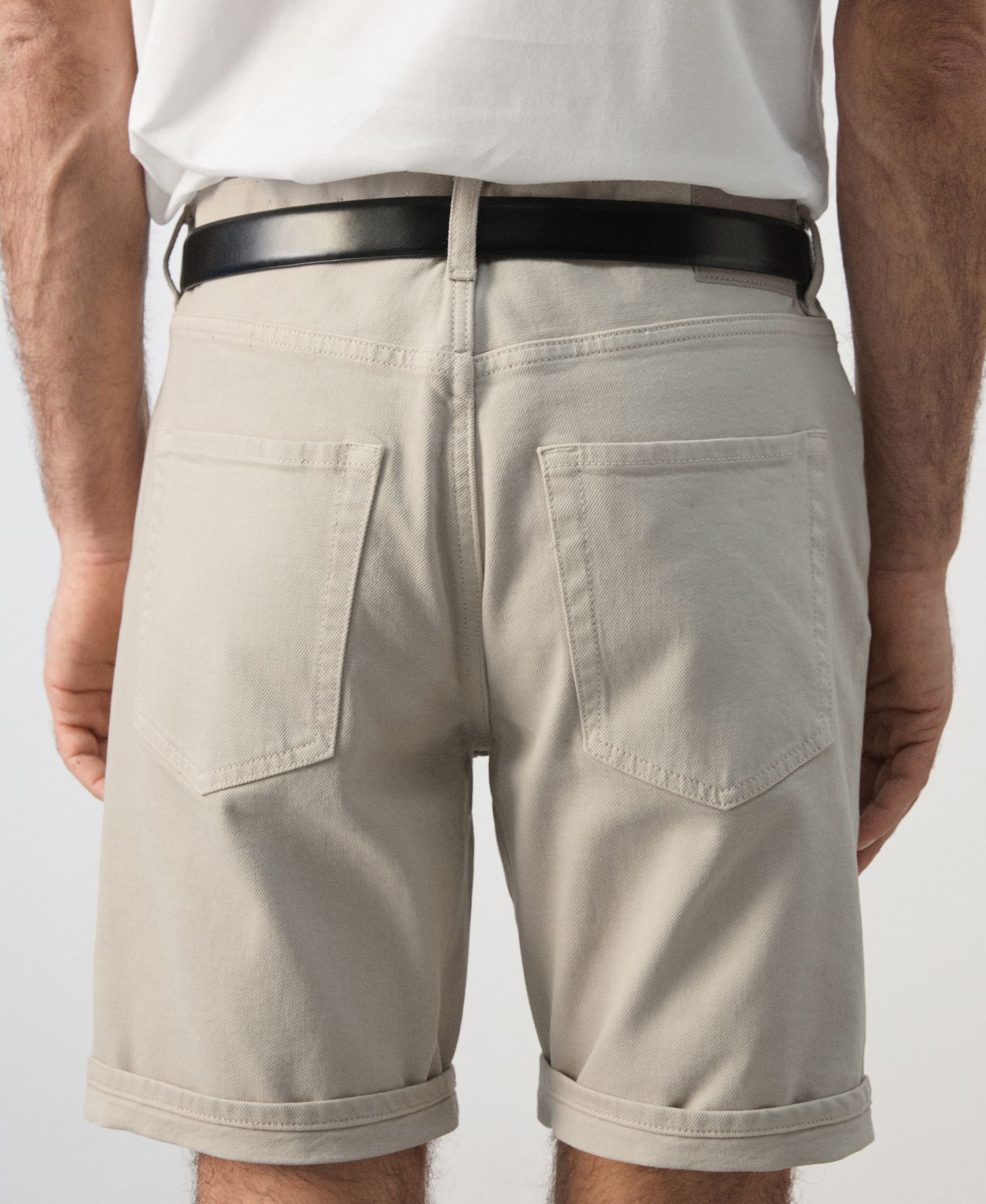 Men's Slim-Fit Denim 9.45" Bermuda Shorts