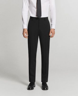 Men's Stretch Fabric Super Slim-Fit Suit Pants