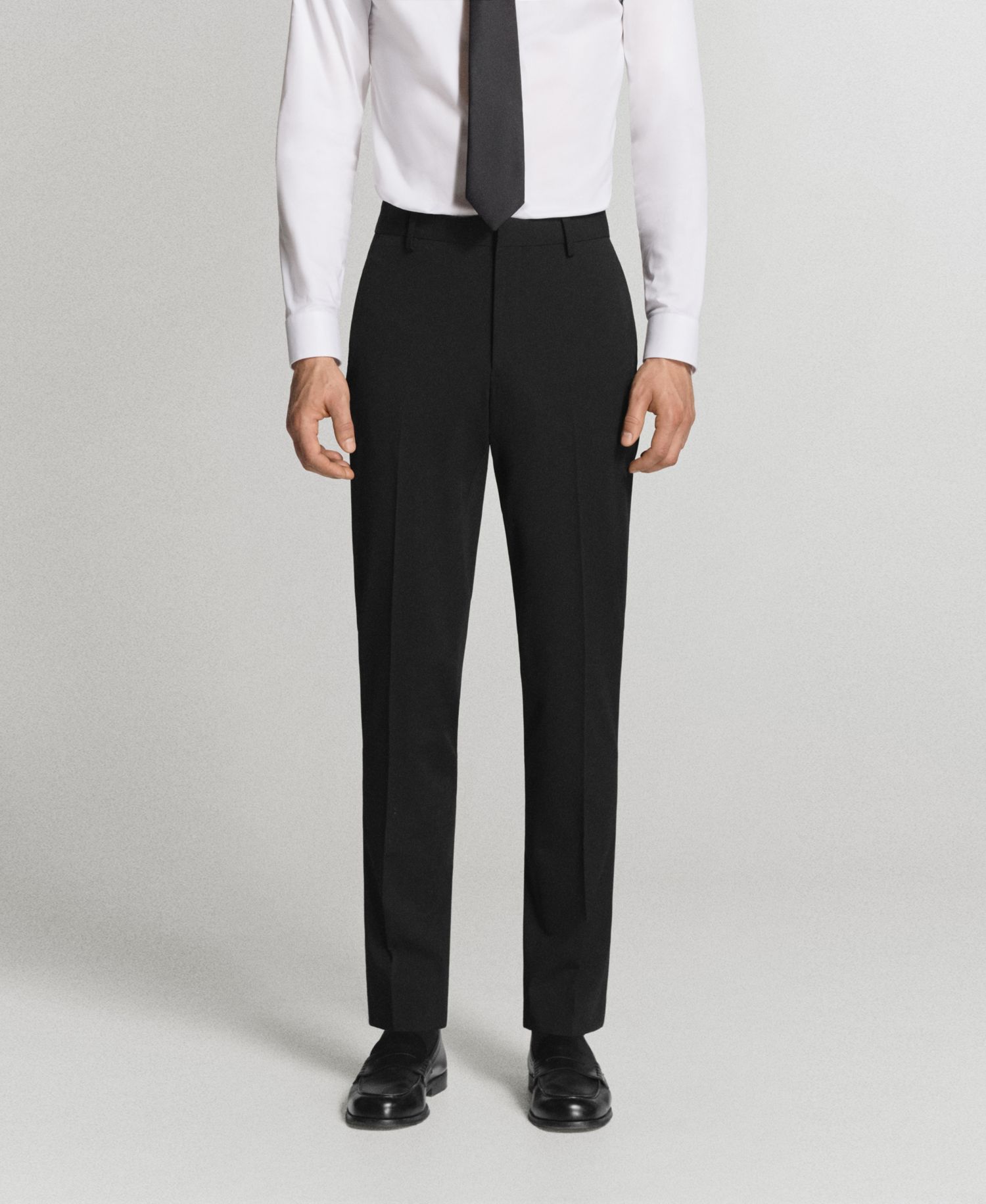 Men's Stretch Fabric Super Slim-Fit Suit Pants