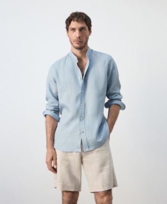 Men's Regular-Fit Linen Shirt