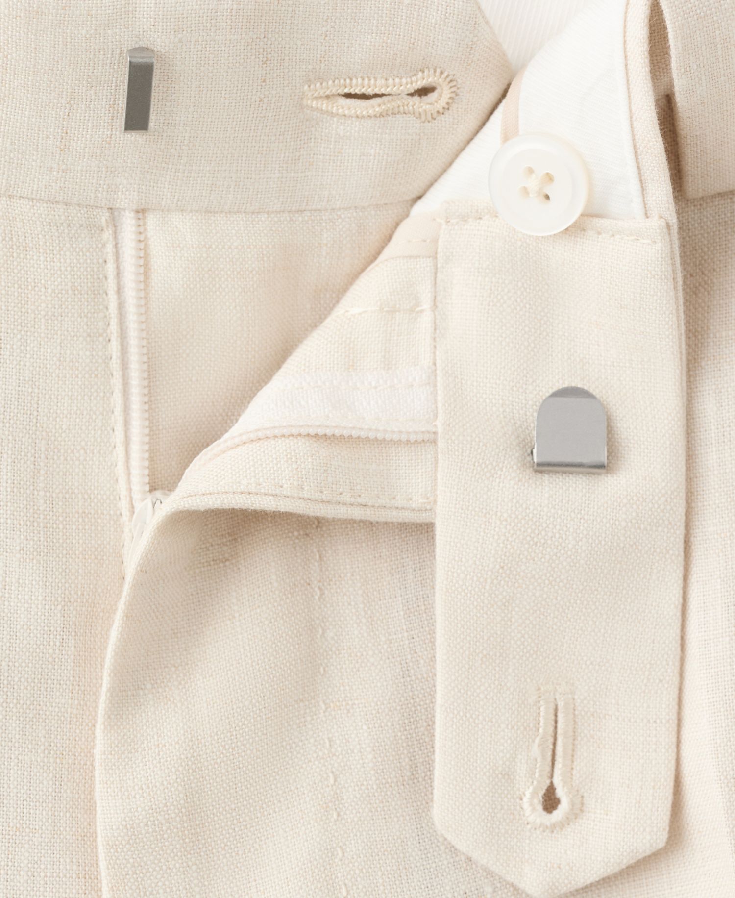 Men's Amalfi Linen Slim-Fit Suit Pants