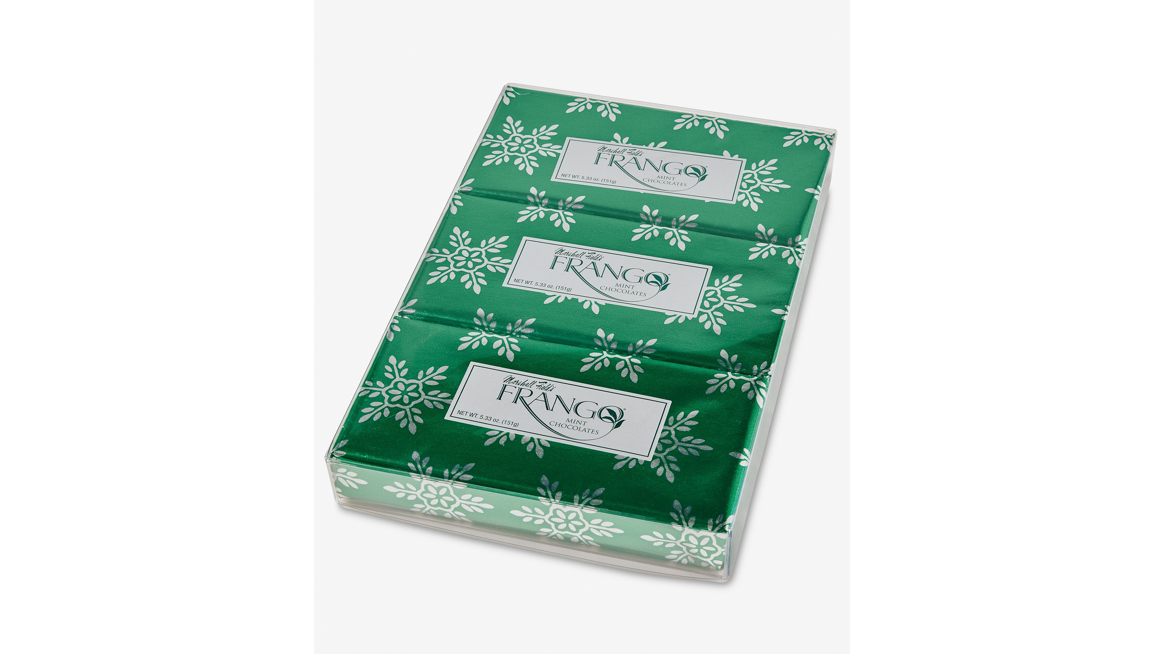 Frango Chocolates 3 Pack Holiday 1/3 Lb Wrapped Mint Milk Chocolates Gift Box, Created for Macy's