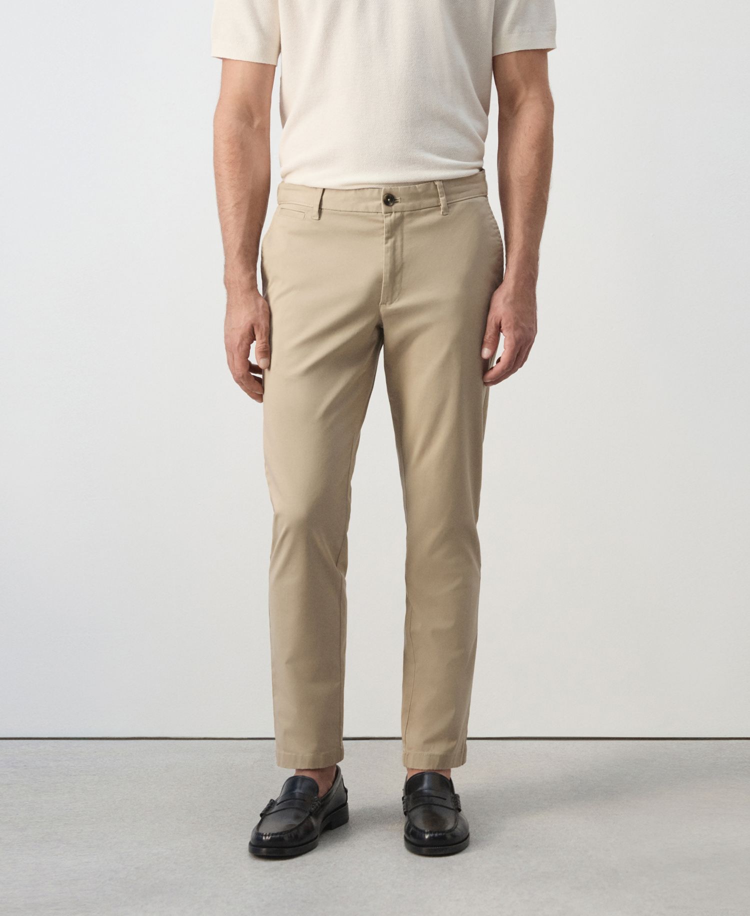 Men's Prato Cropped Tapered Chino Pants