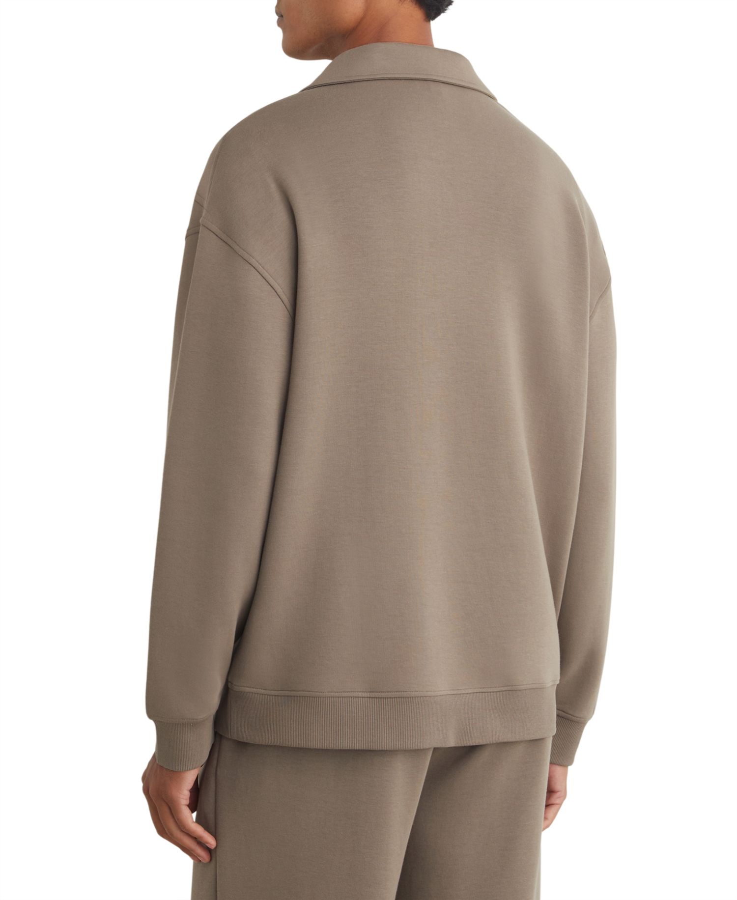 Men's Brooks Premium Interlock Relaxed Polo Sweatshirt