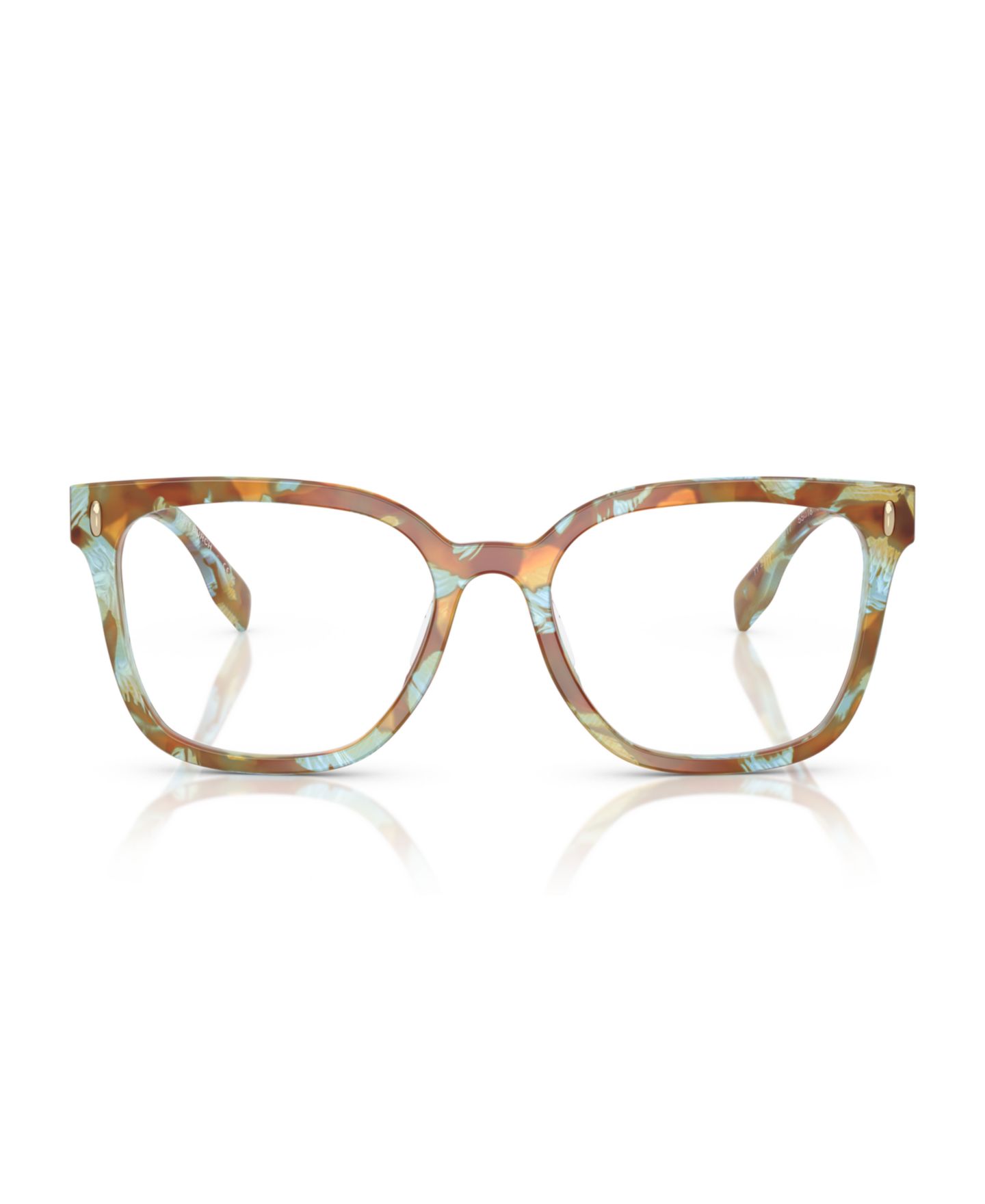Женские очки Tory Burch Eyeglasses, TY2152U, цвет: Синий медовый черепаховый — фото 2