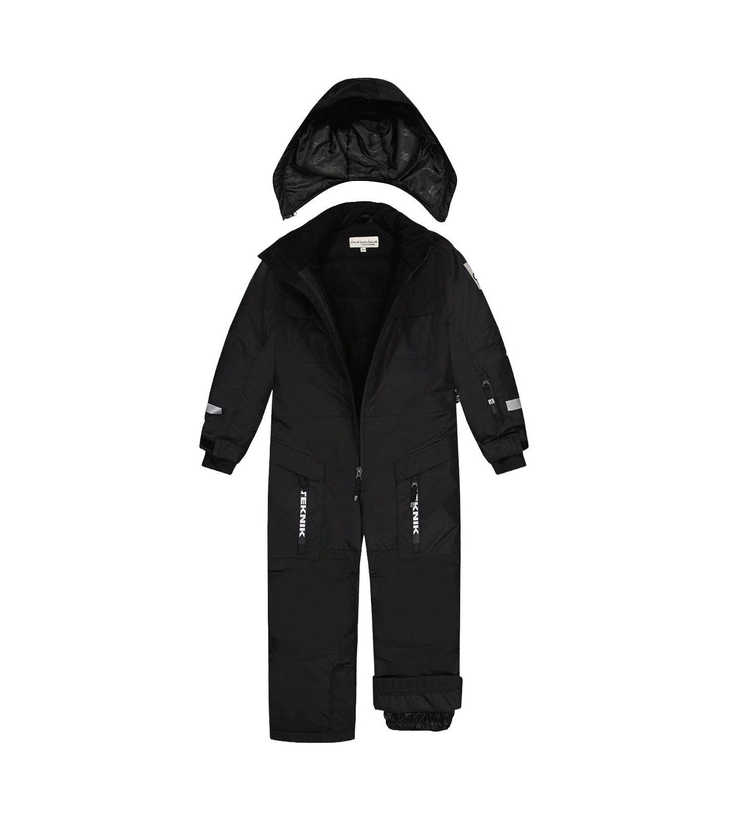 Little and Big Unisex ( 6 to 14 ) One Piece Teknik Snowsuit
