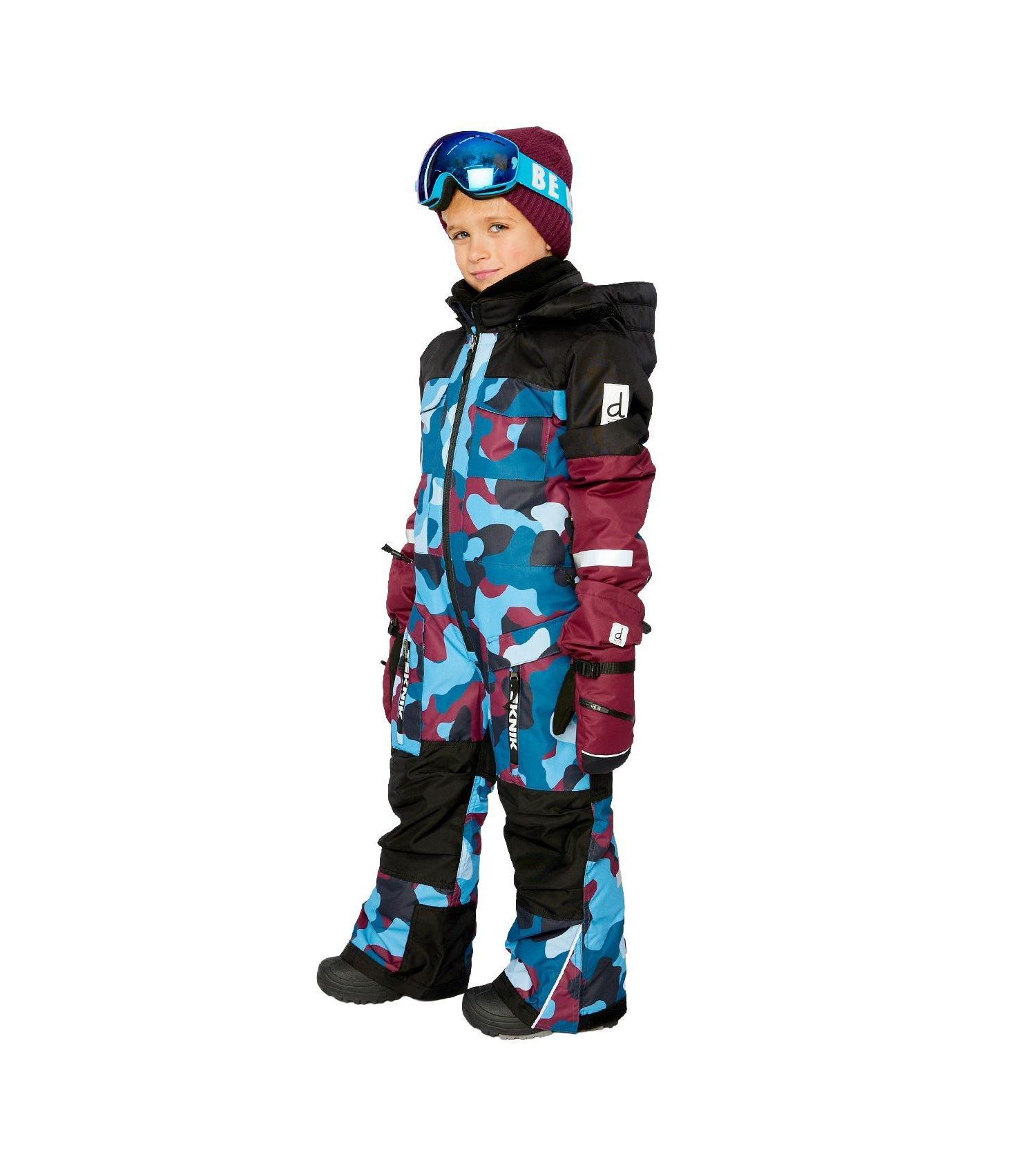 Little and Big Boy ( 6TO 14 ) One Piece Teknik Snowsuit