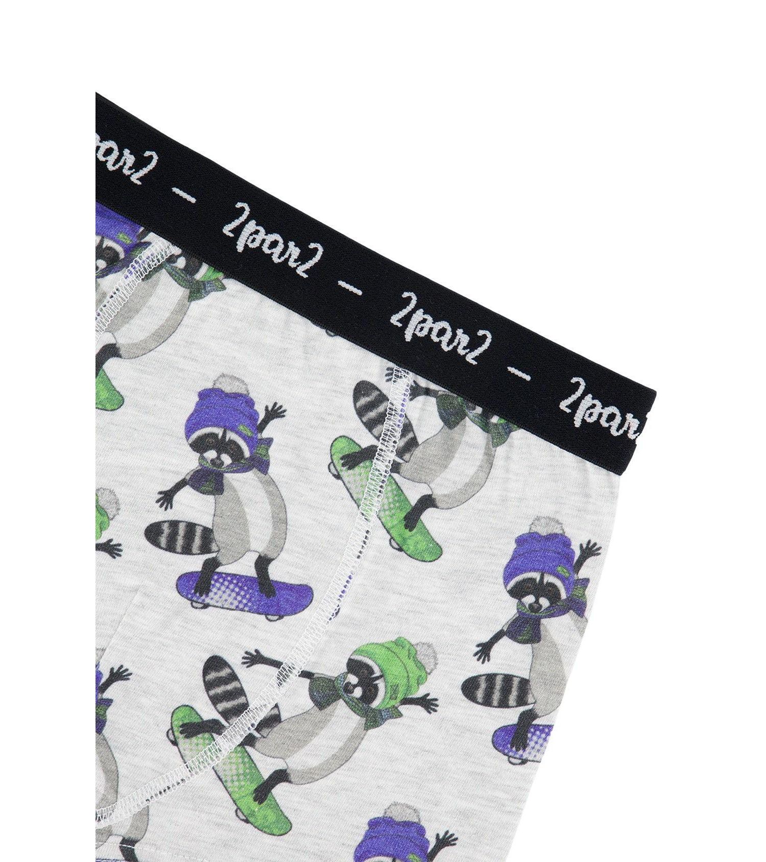 Little and Big Boy (2-5)Boxer Pack Of 3 Holiday Prints