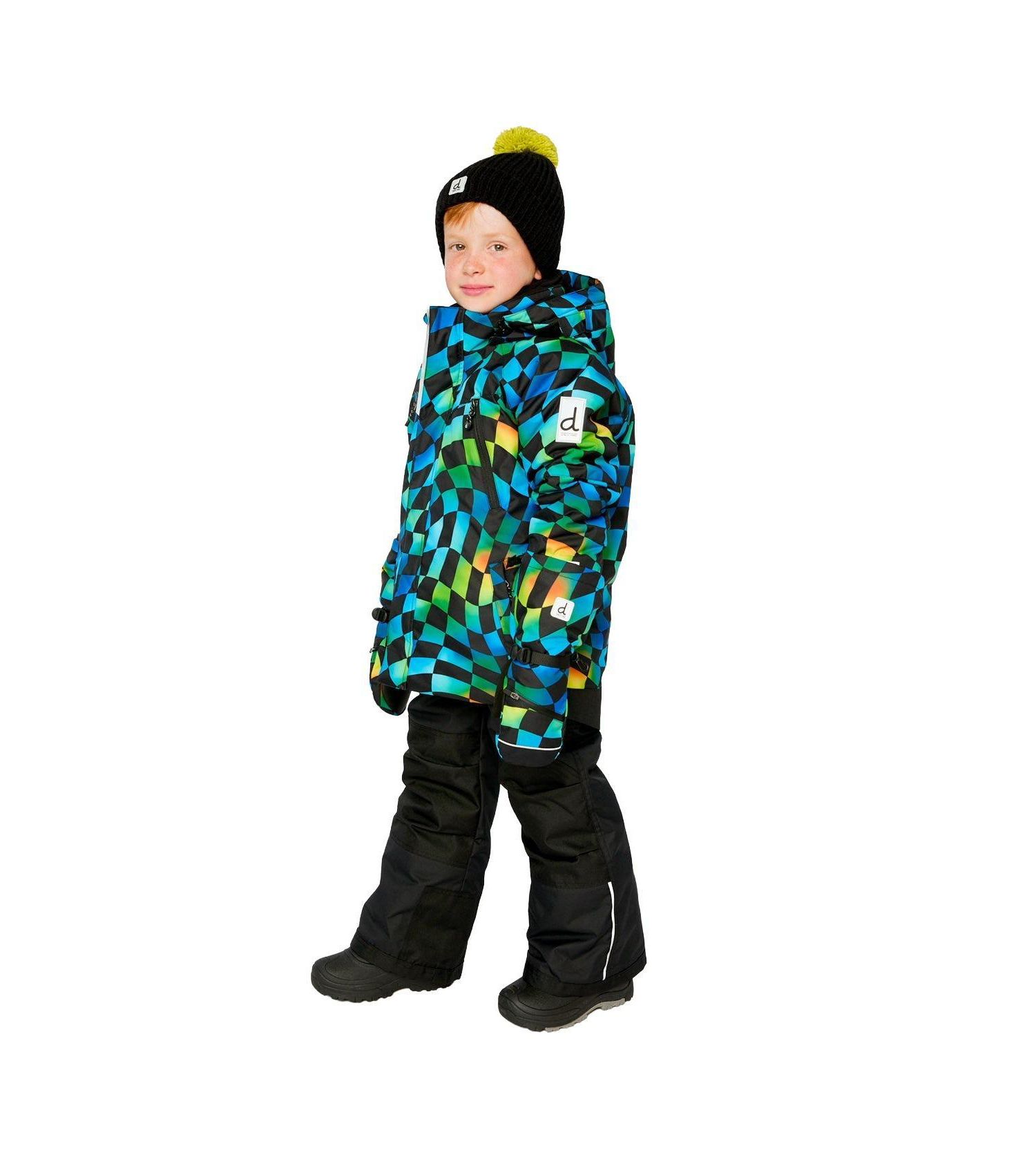 Big Boys (7-14) Two Piece Play Snowsuit and Checkerboard with Pants