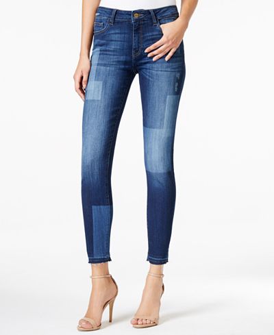 M1858 Kristen Two-Tone Rita Wash Skinny Jeans, Only at Macy's