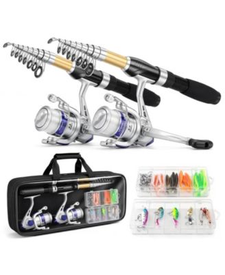 22.1m/6.89feet Fishing Rod Reel Combo Collapsible Travel Kit