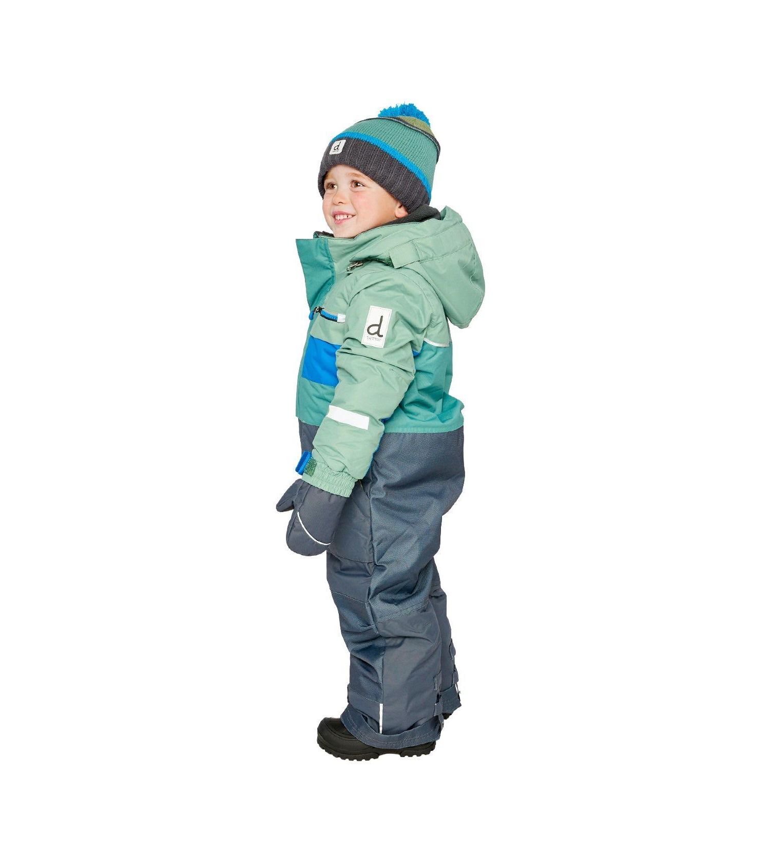 Little and Big Boy (6-14) One Piece Play Snowsuit Sage