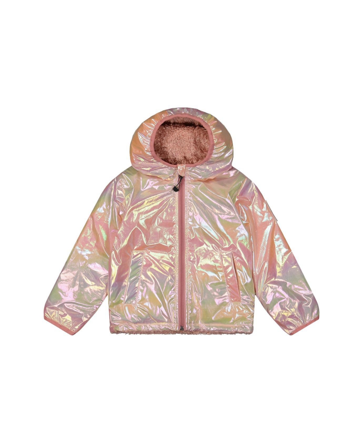 Deux par Toddler Girl(2T-5T) Reversible Mid-Season Jacket