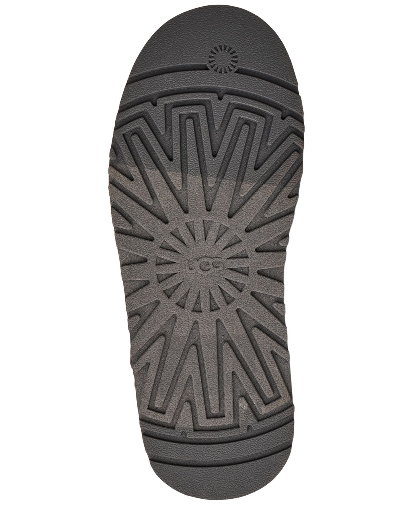 Женские тапочки UGG® Tazz Whipstitch Knit Slip-On Slippers, цвет: Угольный — фото 4