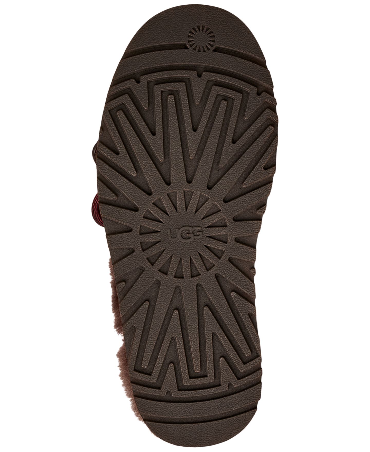 Женские сабо UGG® Disquette Heritage Lace-Up Clog Slippers, цвет: Кедровый — фото 4
