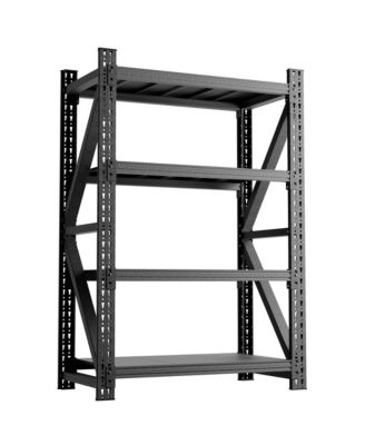 Heavy Duty Storage Rack 4000lb Capacity 4 Shelf Adjustable Steel