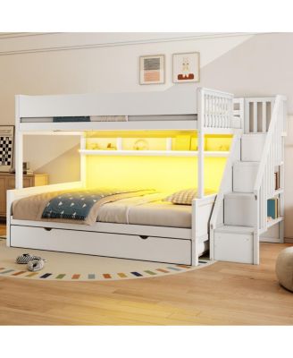 Bunk Bed Storage, Stairs, Trundle, LED