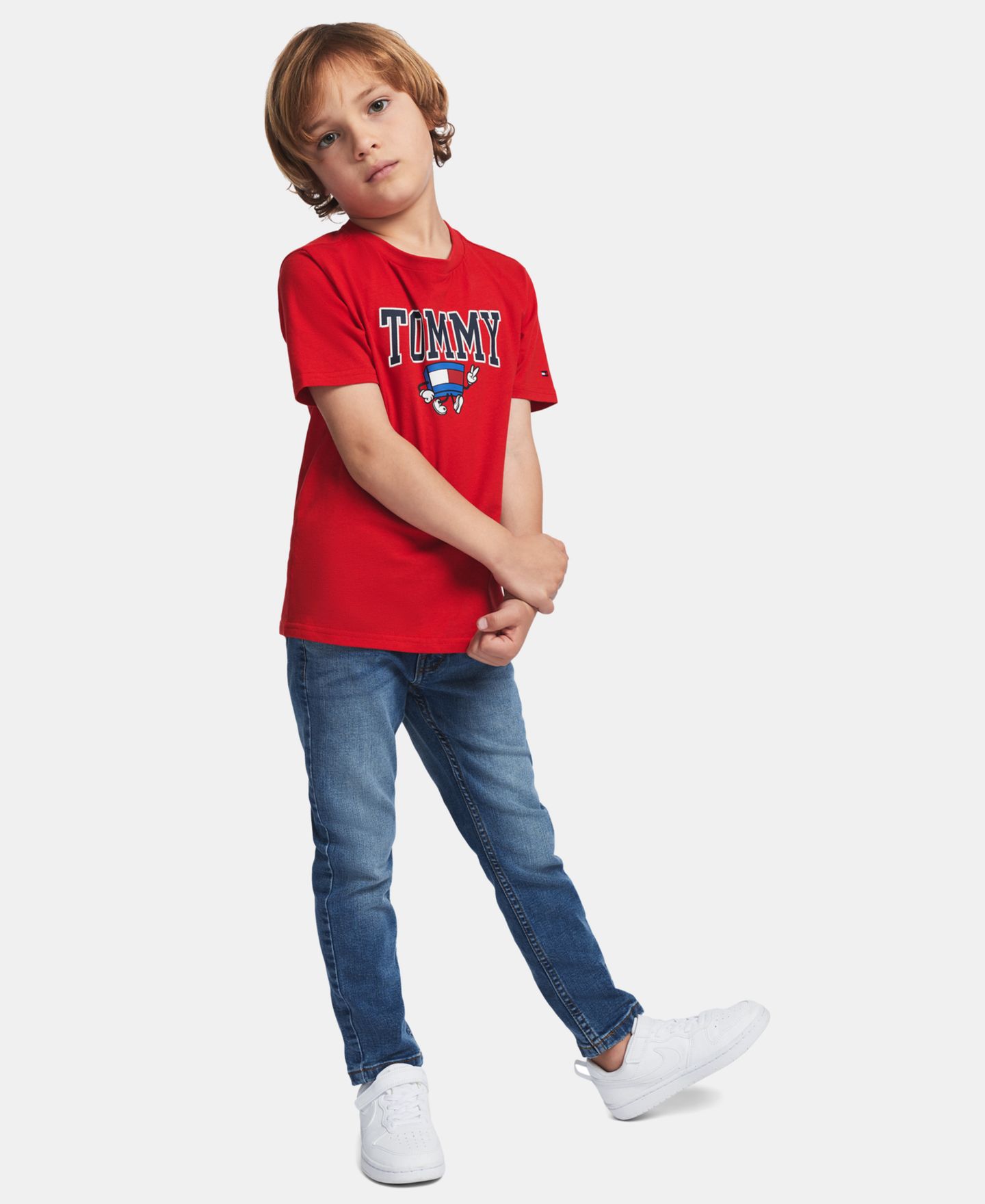 Джинсы Tommy Hilfiger Regular-Fit Blue Stone Jeans для мальчиков, цвет: Каменный синий — фото 3