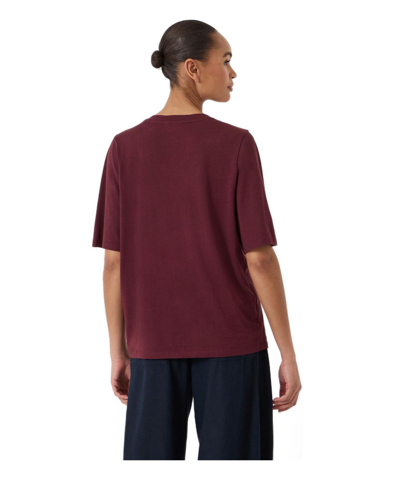 Women's Reece V-Neck Short-Sleeve Drapey T-Shirt