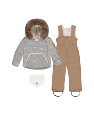 Toddler Boys Two Piece (2-3) Snowsuit Animal Print