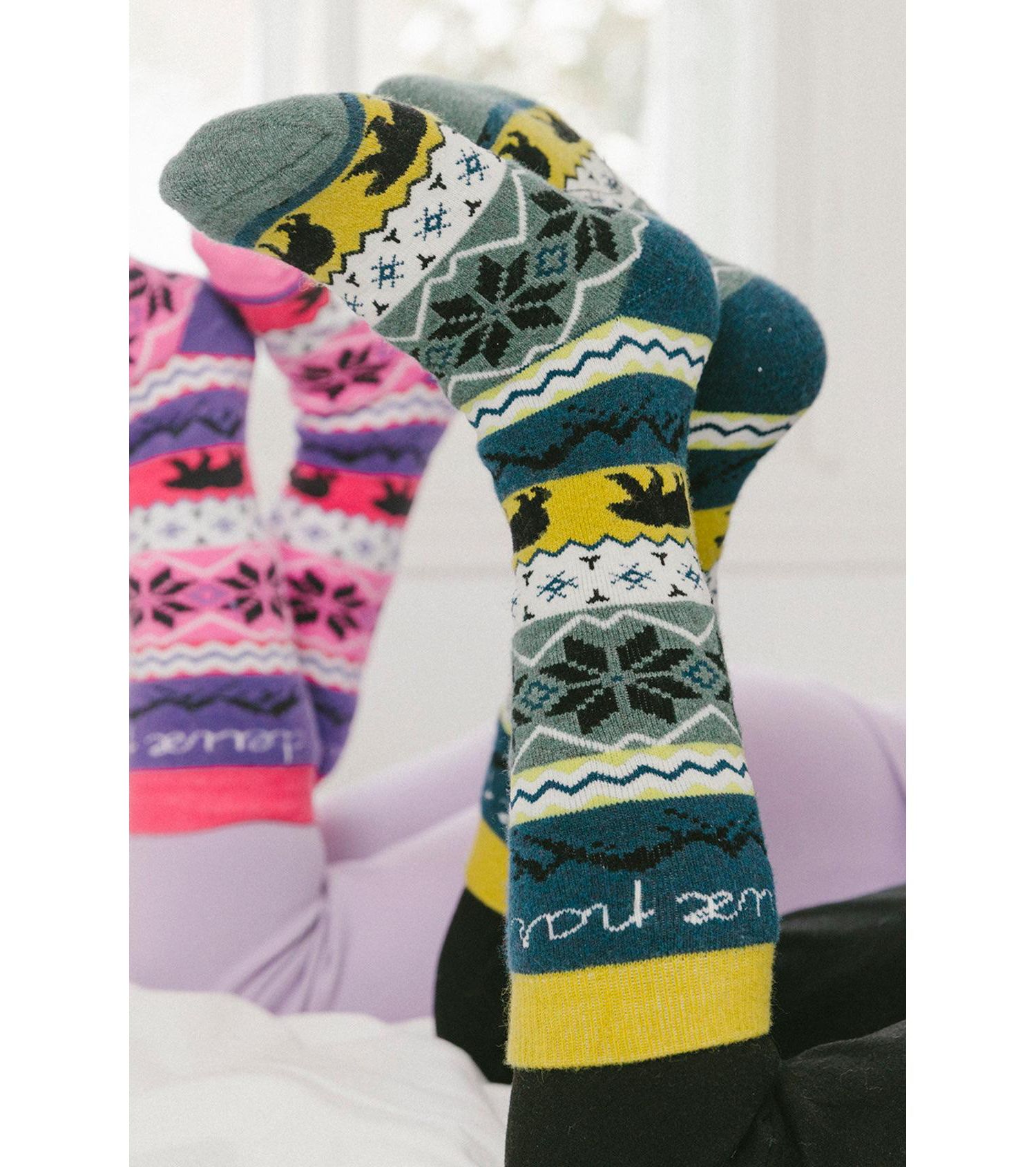 Little and Big Boy Ski Socks