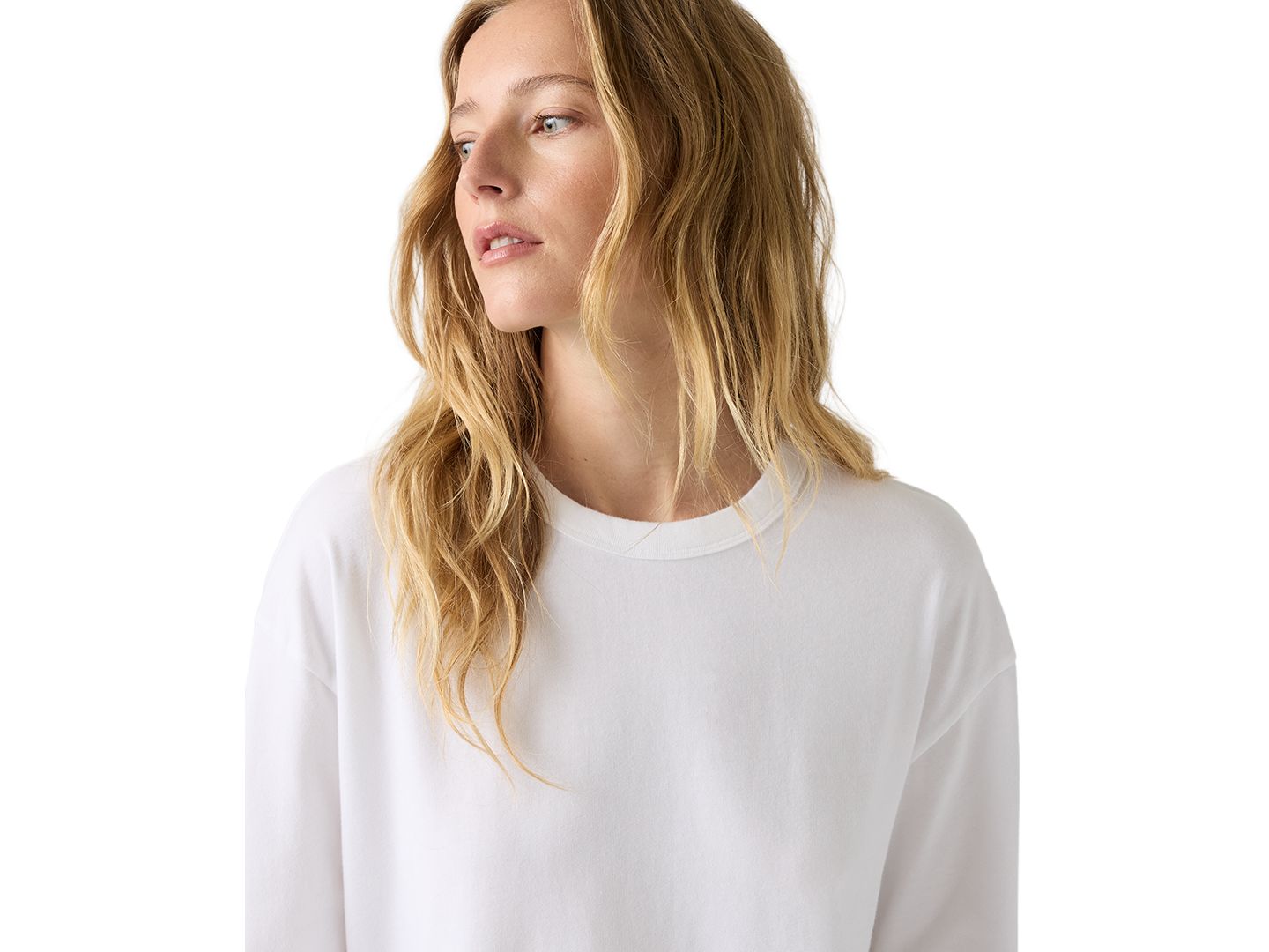 Женская футболка Levi's Premium Vintage Long-Sleeve T-Shirt, цвет: Bright Whi — фото 3