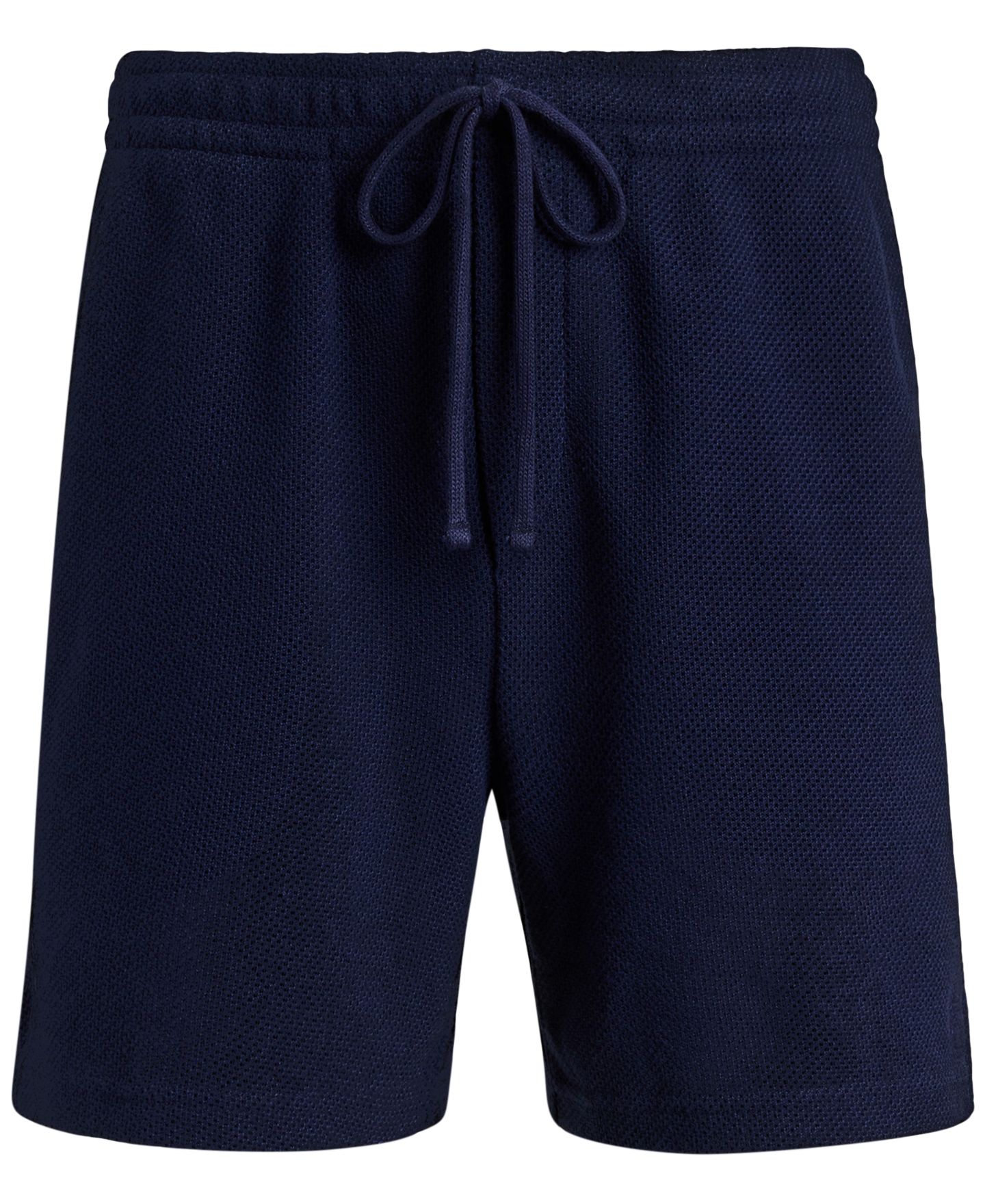 Мужские шорты Polo Ralph Lauren Textured Pointelle Shorts, 6" Inseam, цвет: Тёмно-синий — фото 5