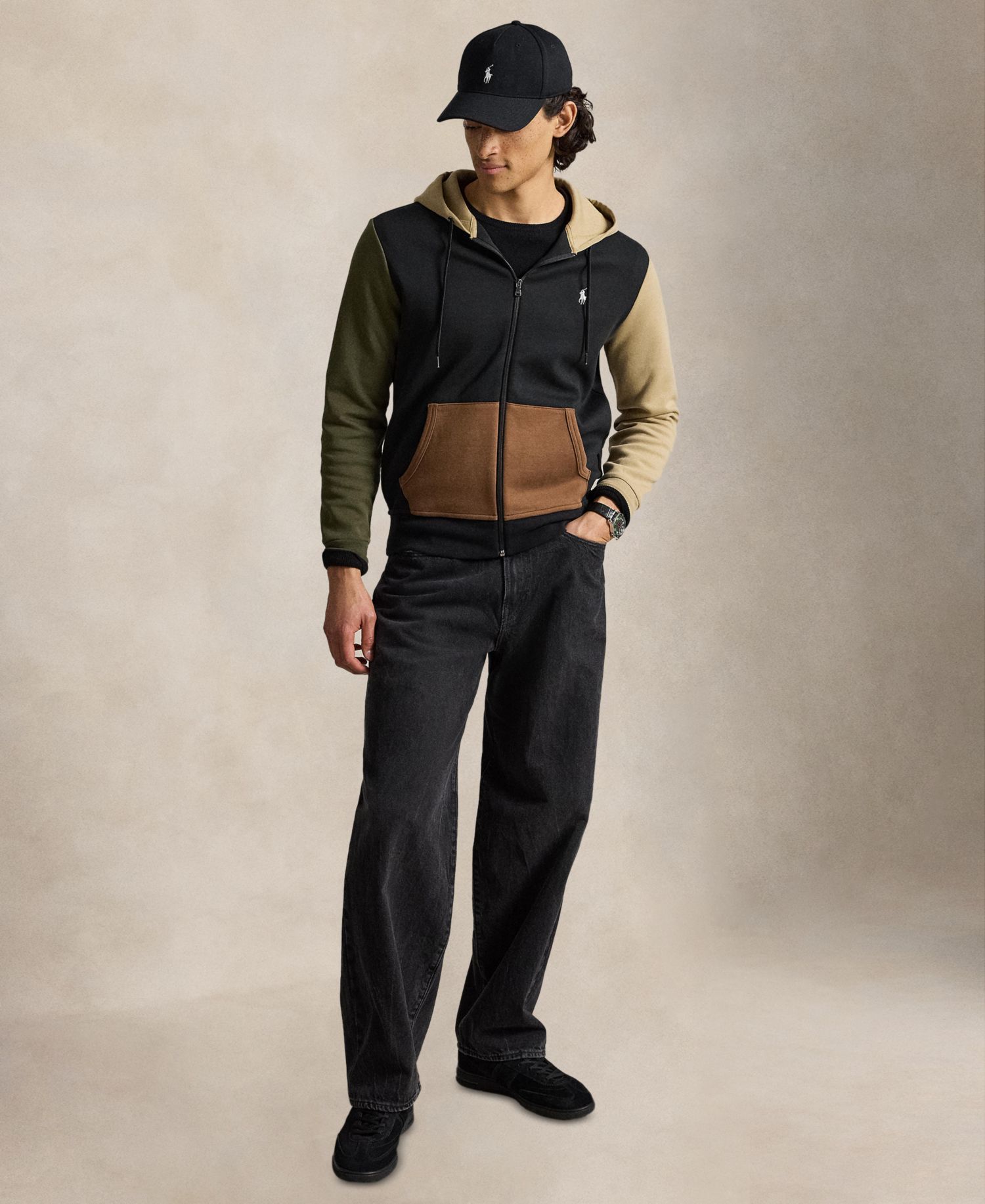 Men's Double-Knit Full-Zip Hoodie