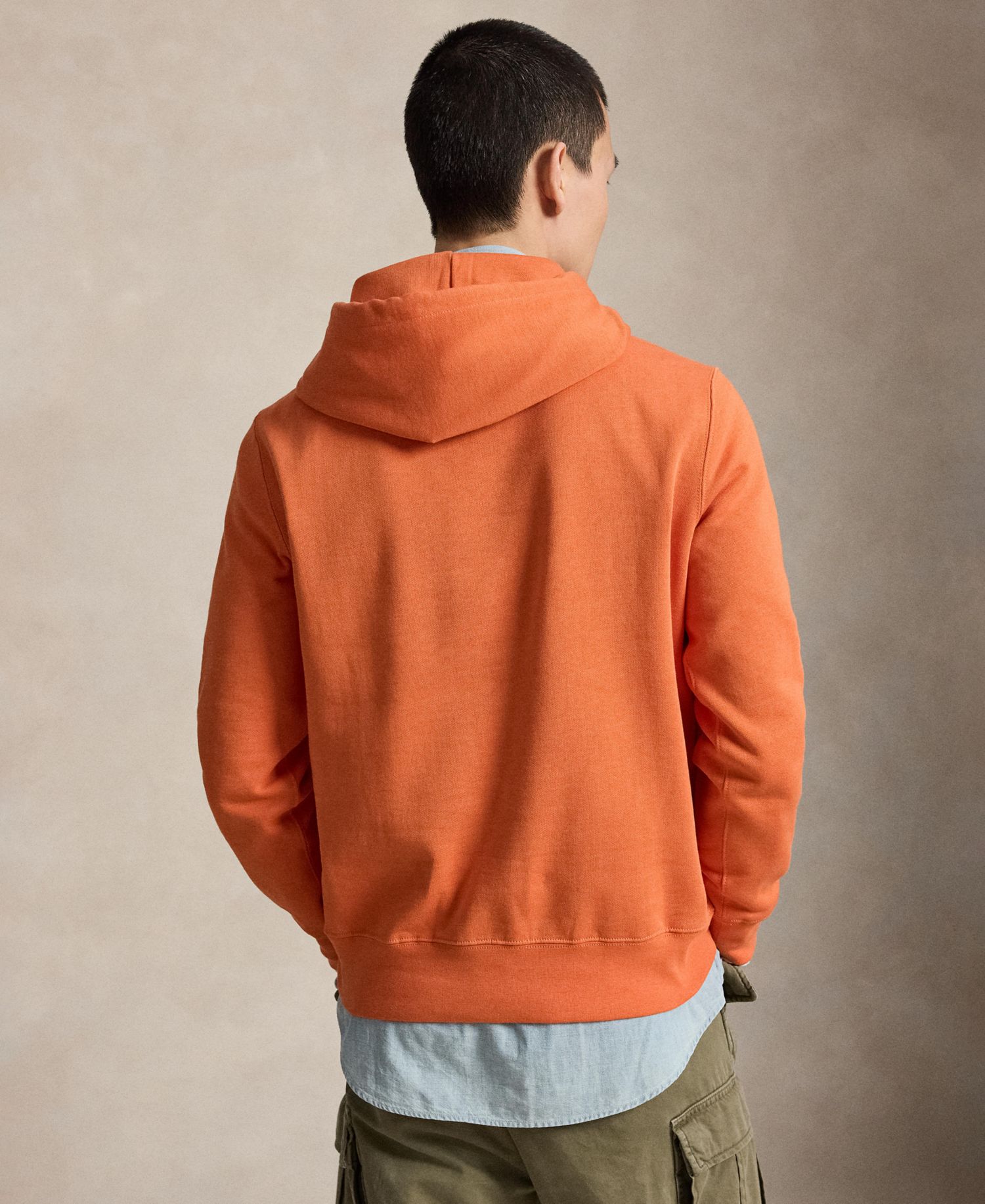 Men's Polo Bear Fleece Hoodie