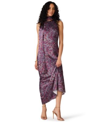 Women's Halter Floral-Print Dress