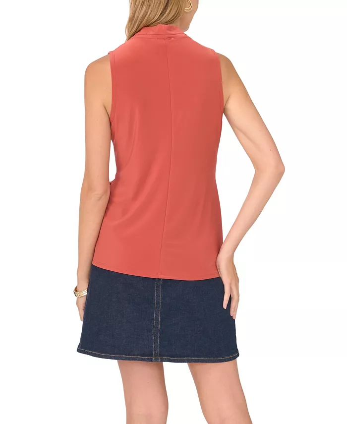 Women's Crossover Wrap-Front Sleeveless Top - thumbnail 7