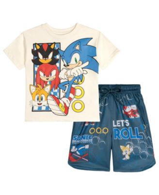 Boys' 2T-16 Athletic 2-Piece Tee and Shorts Set