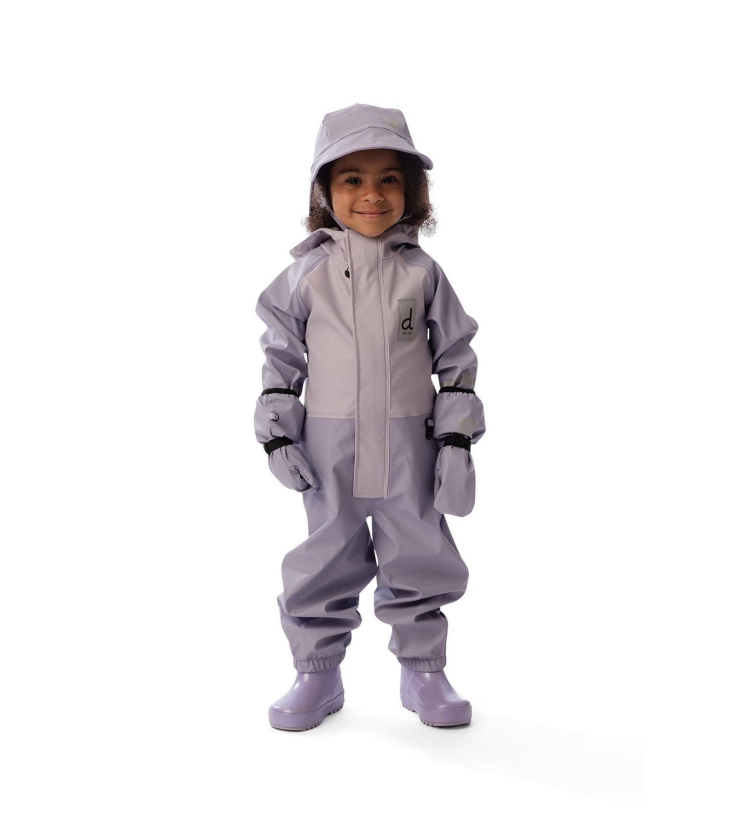 Baby Girls 12M to 24M Rain One Piece Mauve
