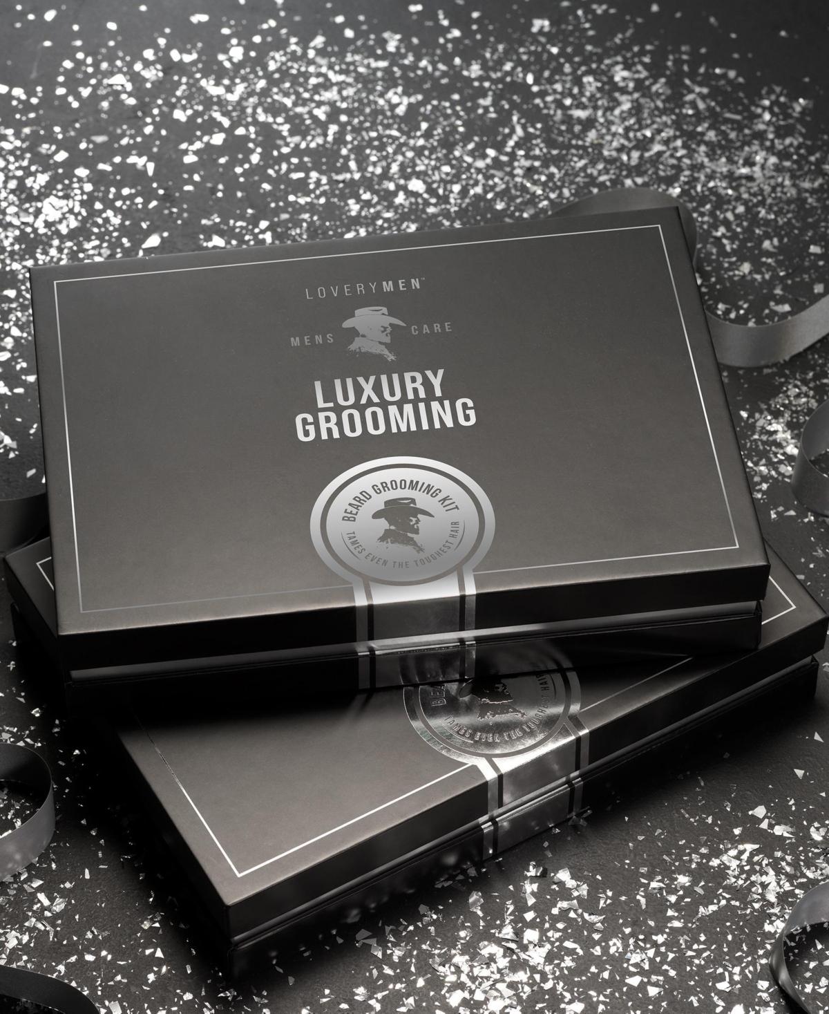Lovery Men Beard Growth Gift Set for Men - 6pc Beard Care Set