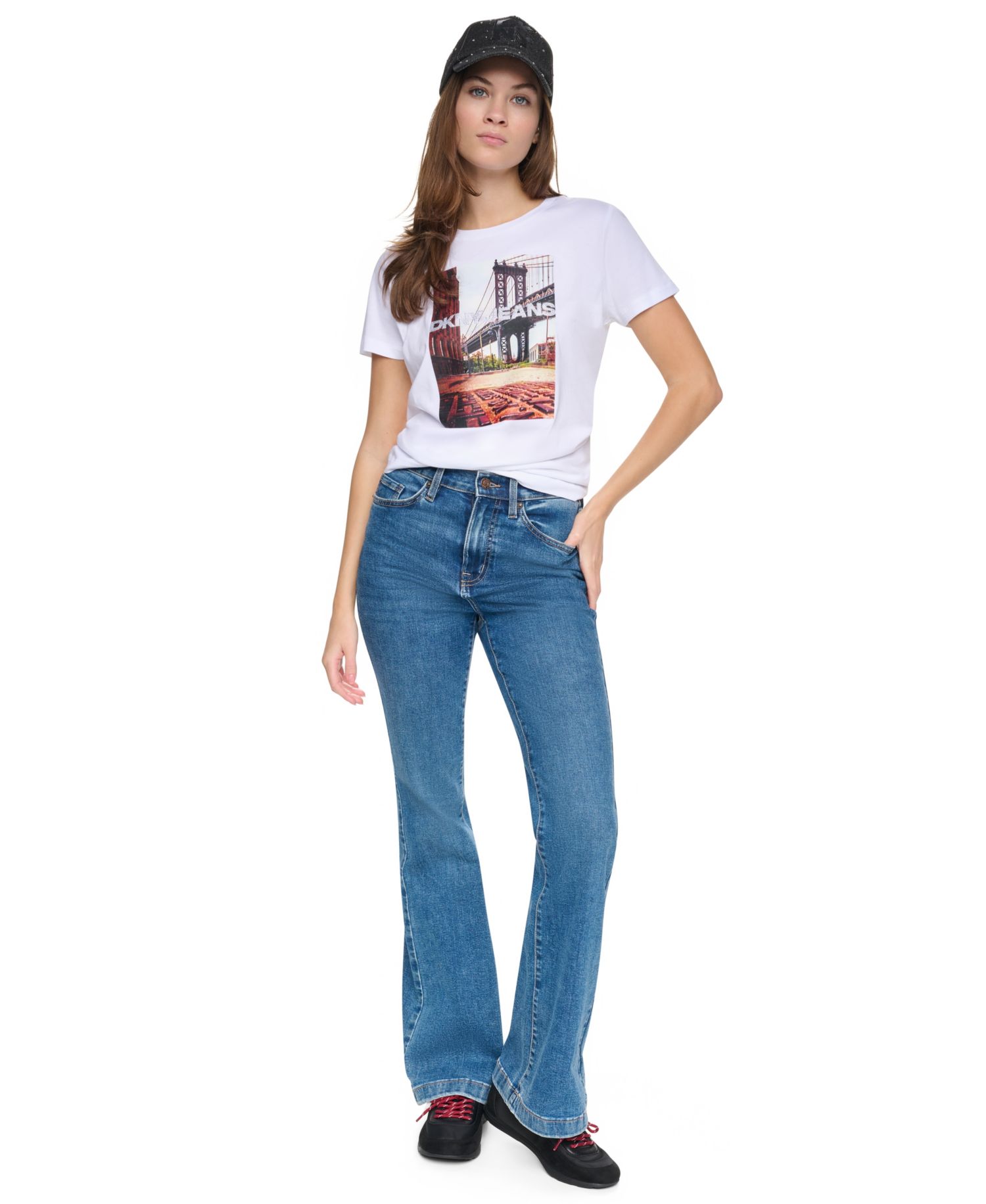 Petite Graphic Crewneck T-Shirt