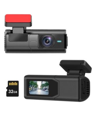 2K Dash Cam with WiFi App Control, Night Vision, Loop Recording, 32G Card