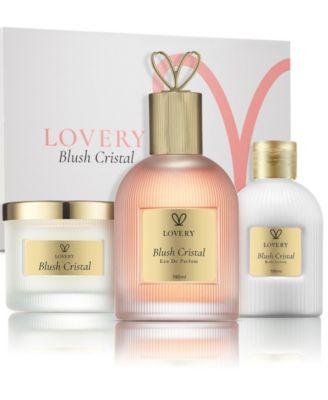 4 Piece Limited Edition Blush Cristal Eau de Parfum Beauty Body Care Fragrance Gift Set