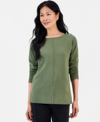 Women's Luxsoft Seamfront Boatneck Tunic Sweater