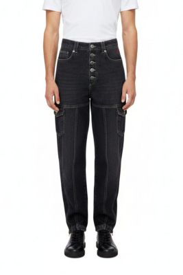Men's Women's Your Itch Zip-Detail Cotton Denim Pants