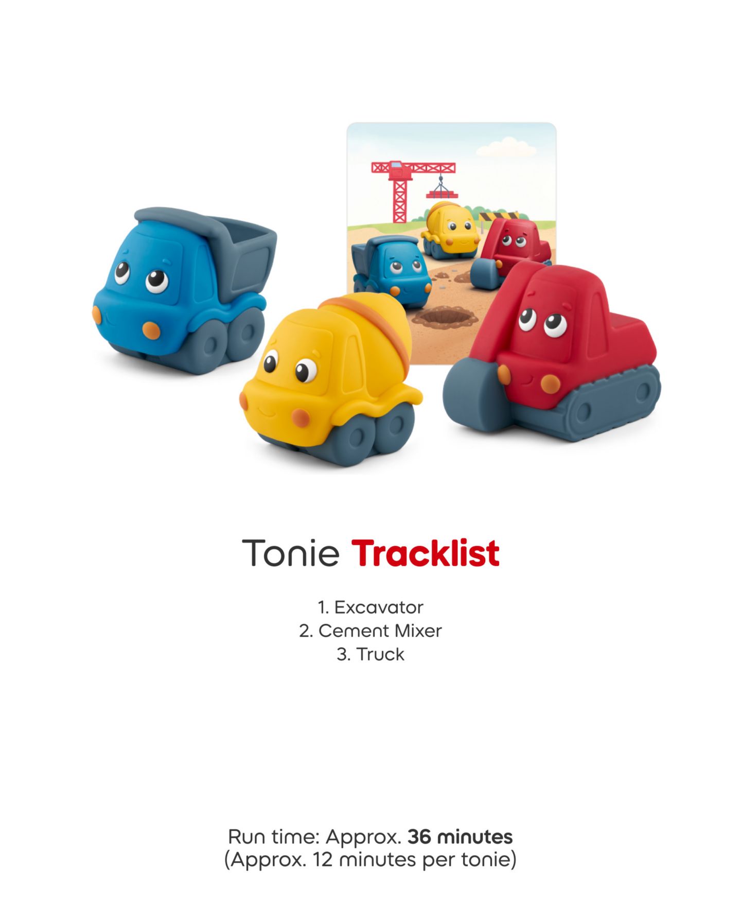 Детские фигурки My First Tonies Construction Set Musical 3-Piece Figurine Set — фото 8